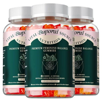 Premium Feminine Balance Gummies - Protecting Women'S Vaginal Health, Supports PH Balance Supplement
