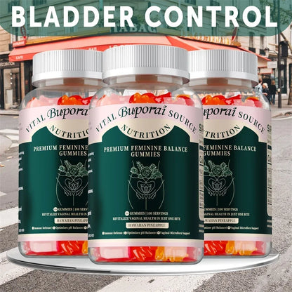 Premium Feminine Balance Gummies - Protecting Women'S Vaginal Health, Supports PH Balance Supplement