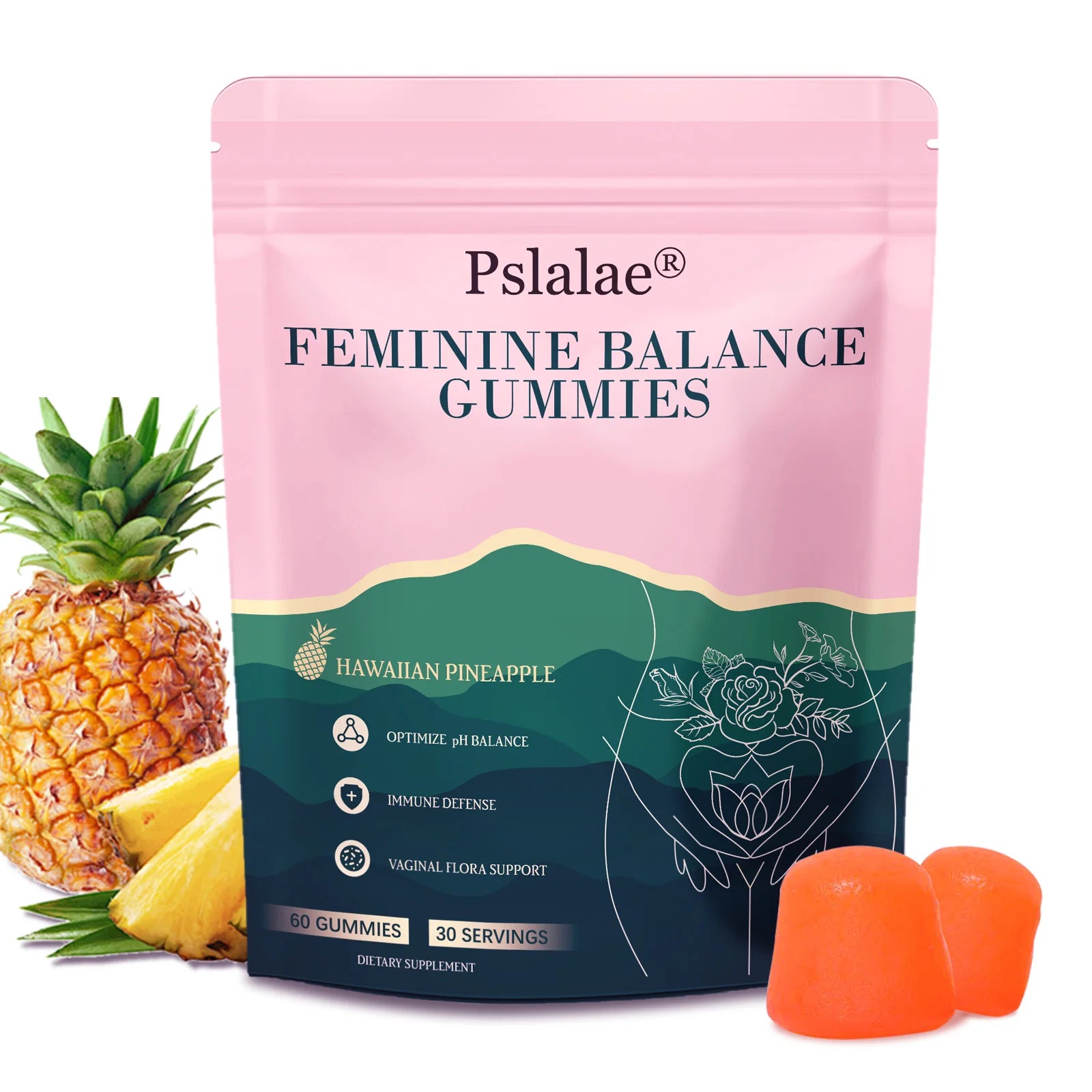 Feminine Balance Gummies - Regulate Female Physiological Balance, Vaginal Health, Relieve Dysmenorrhea